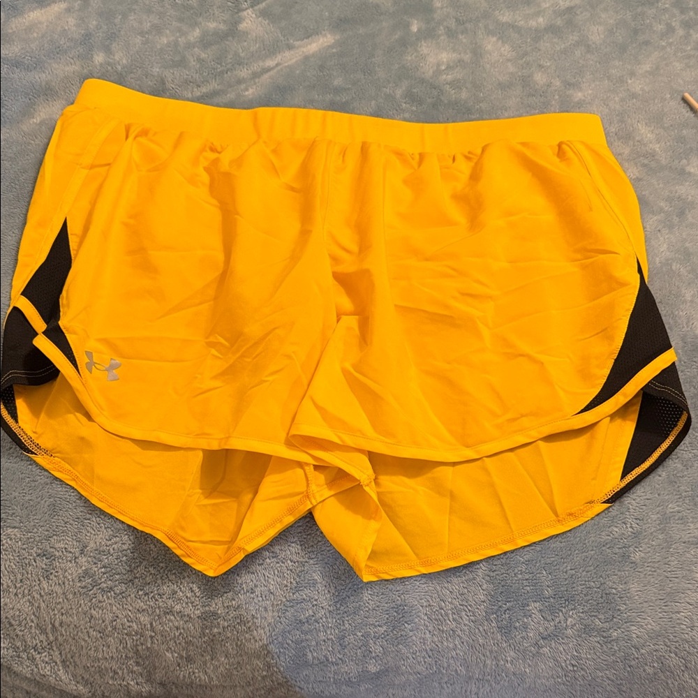 Under Armour Bright Gold Sports Shorts